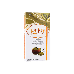 日本GLICO格力高 PEJOY百醇 抹茶注心饼干脆棒 56g