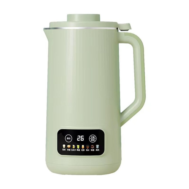 【中国直邮】柏意 豆浆机小型家用 600ml 免过滤全自动免煮辅食料理机 搅拌迷你破壁机 绿色