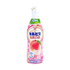 Calpis White Peach Flavor Concentrated Fruit Juice Lactic Acid Bacteria Beverage 15.89 fl oz [5x dilution]