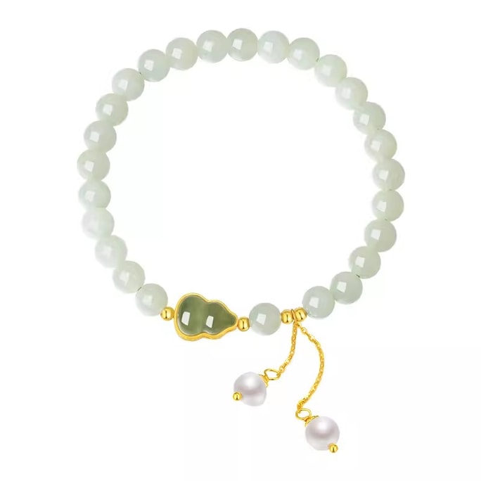 Gourd And Field Jade Strings For Women Niche High Design Pearl Bracelet For Girlfriend Birthday Gift Gourd Strings
