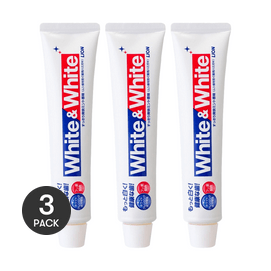 WHITE&WHITE Fresh Mint Toothpaste 150g *3Pcs