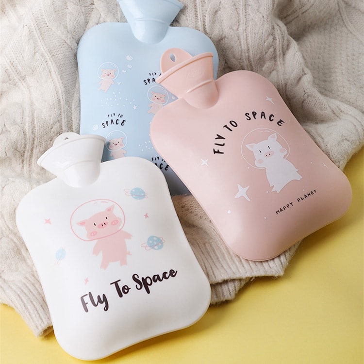 1pc Cartoon Silicone Hot Water Bottle, Explosion-proof, Cute Plush Water  Injection Hand Warmer For Kids