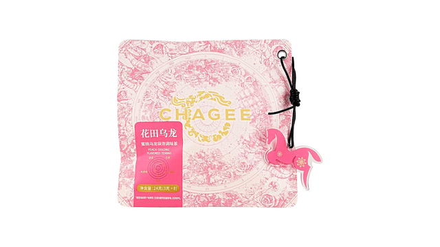 CHAGEE ピーチウーロンティーバッグ、8袋入り（1袋あたり0.84オンス