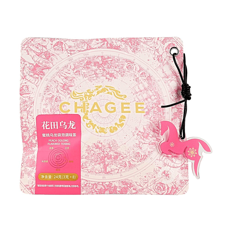 CHAGEE ピーチウーロンティーバッグ、8袋入り（1袋あたり0.84オンス