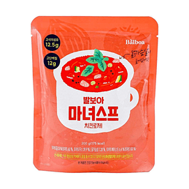 韩国BALBOA KITCHEN 女巫汤 鸡肉玫瑰味 200g【鸡胸肉奶油浓汤 高蛋白低卡代餐】【Olive Young/ Twelve同款】