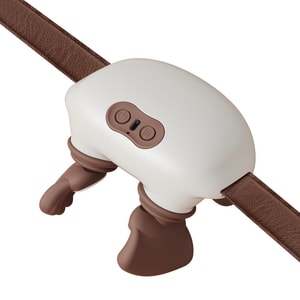 【中国空运直邮】 晶雅家 新款肩颈按摩仪器迷你仿人手揉捏热敷多功能按摩披肩斜方肌按摩器 白色 一台装