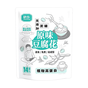 捷氏 原味豆腐花 420g 【無添加蔗糖】【植物高蛋白】【免煮速食】