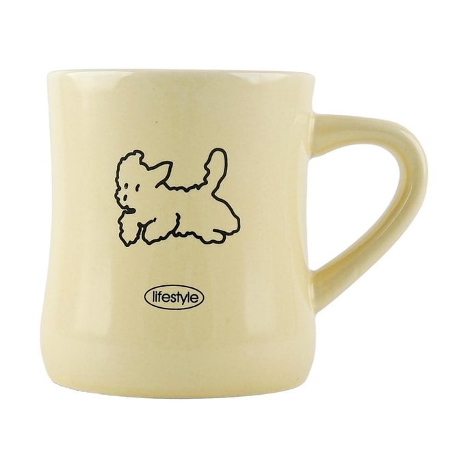 Ceramics Mug Little Dog Running