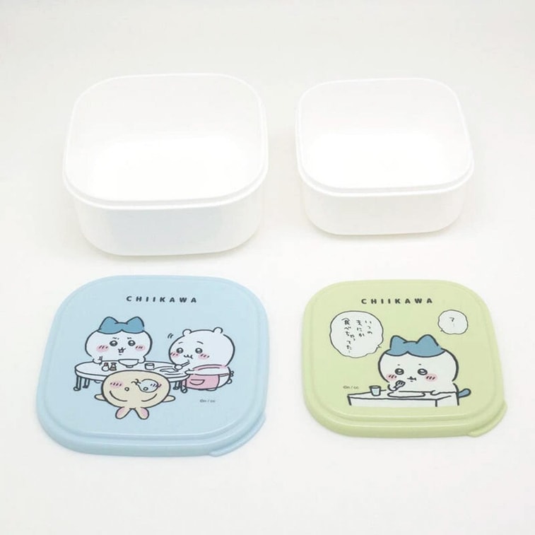 치카와 밀폐용기 2개 세트 550ml+360ml 3