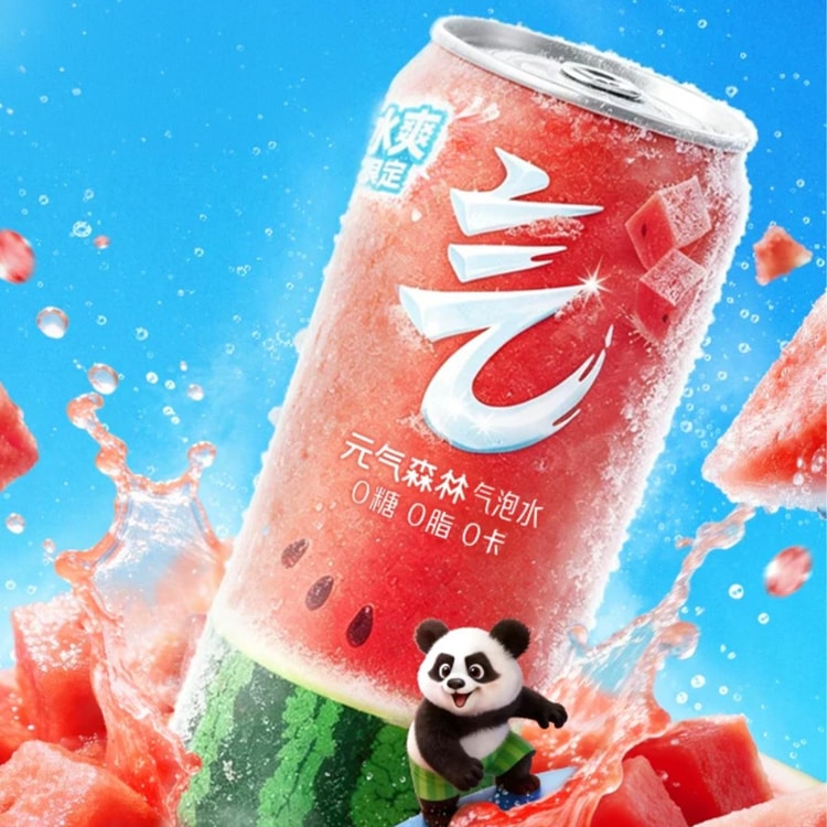 Chi Forest Sparkling Water, Watermelon Ice Flavor, 11.16 fl oz*6