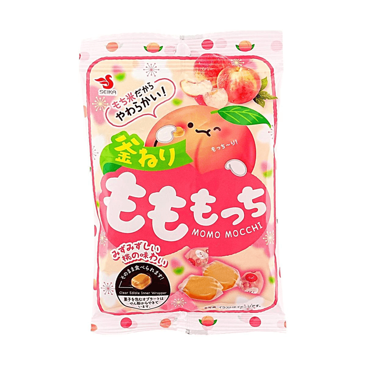 SEIKA FOODS 桃もちソフトキャンディ 1.12オンス【柔らかくてもちもち