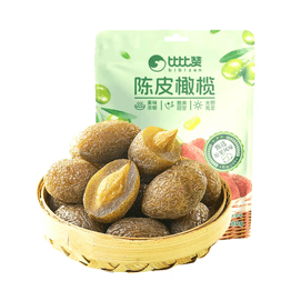 【咸甜回甘】比比赞 陈皮橄榄80g 【鲜果制作】