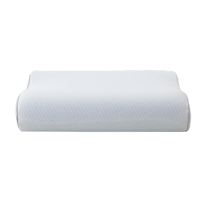 NITORI Non-Hardening Wave-Shaped Low-Resilience Pillow 54×33×11cm
