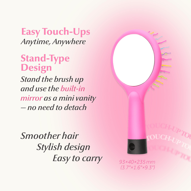 한국산 제복스 ​​익스텐디드 레인보우 볼륨라이징 S-브러시 (대형 블랙) 4