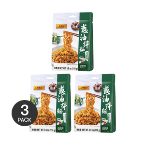 李锦记 葱油拌面 宵夜速食面条 110g *3【3份超值装】【葱香四溢 口感劲道】