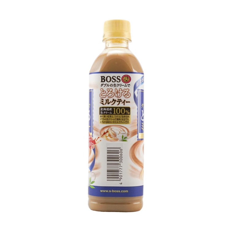日本SUNTORY三得利 BOSS 濃郁絲滑奶茶 500ml 【北海道產鮮奶油】【雙重奶油工藝】 6