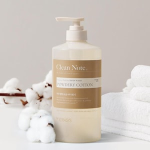 韩国KERASYS Clean Note 沐浴露 粉感棉香 柔润保湿粉香持久香氛沐浴露 800ml