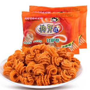 【中国直邮】  狗牙儿 比萨卷儿时怀旧20g*1包