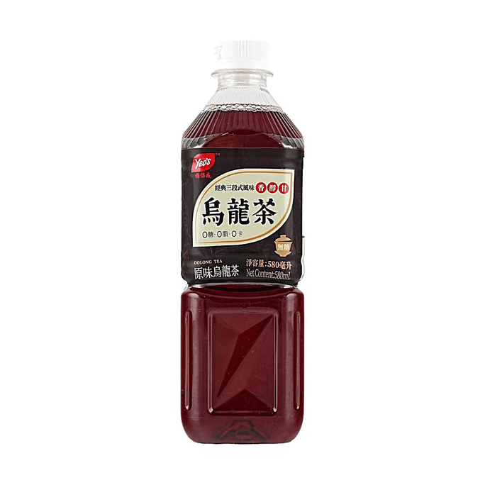 新加坡YEO'S楊協成 無糖烏龍茶 580ml【0糖0脂0卡】