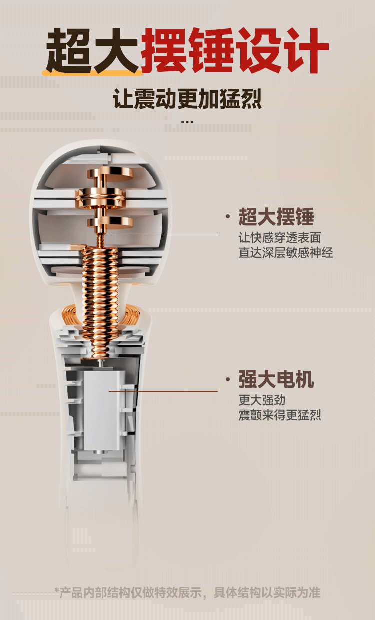【中國直郵】 姬欲 瑪利亞挑逗震動棒強震av棒自慰器調情性玩具女性成人用品情趣1個裝
