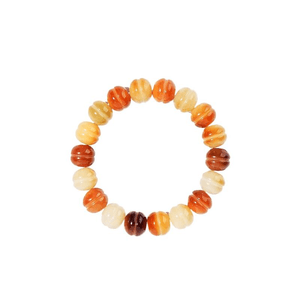 [중국 직배송] 그랜드 캐널 그린 플라워 스킨 스트레이트 컷 보디 시드 팔찌 (색상은 다를 수 있음), 1.2*1.3cm 달걀 껍질 구슬