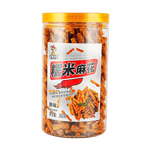 Mr. Nobody Wu Glutinous Rice Twist Snack 9.2 oz
