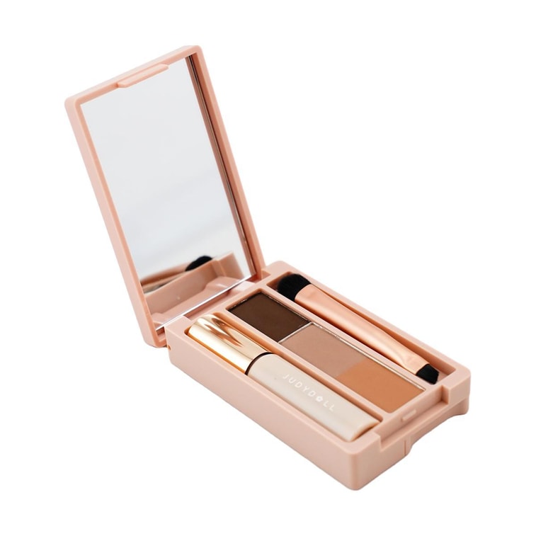 Palette de maquillage portable, #01 Ton Terre, inclut Mascara Volumateur 6