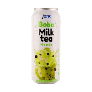 Matcha Flavor Bubble Milk Tea 16.9 fl oz
