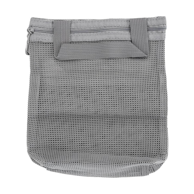 FASOLA 便攜洗漱包 分區收納防水旅行洗漱袋 可懸掛大容量收納包 灰色 5