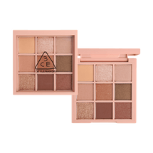 韓國3CE MOOD RECIPE 九宮格9色紛呈眼影盤 霧面珠光多用盤 #OVERTAKE秋風落葉 橘棕盤 8.1g 浪姐同款