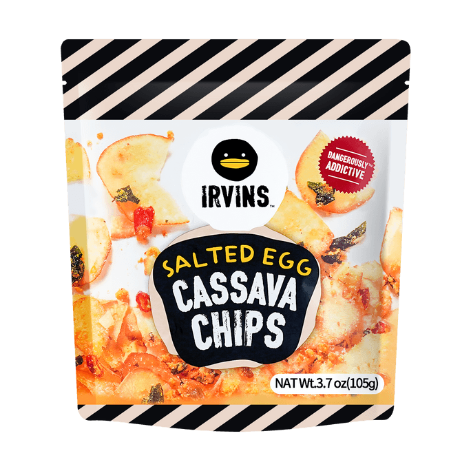 Salted Egg Cassava Chips 105g