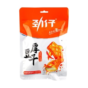 华文食品 劲仔 厚豆干 香辣味 108g 【湖南特产 鲜烤厚卤】
