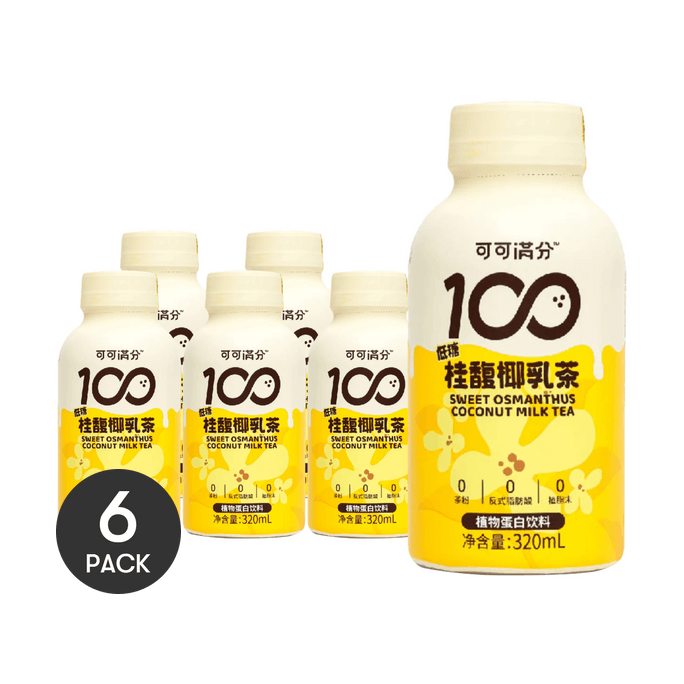 Osmanthus Coconut Milk Tea, 10.8 fl oz *6【6 Packs】