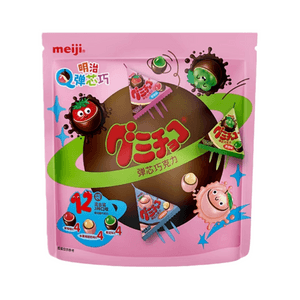 【中国直邮】 日本 MEIJI明治 明治小糖果巧克力橡皮糖混合装96g*1袋