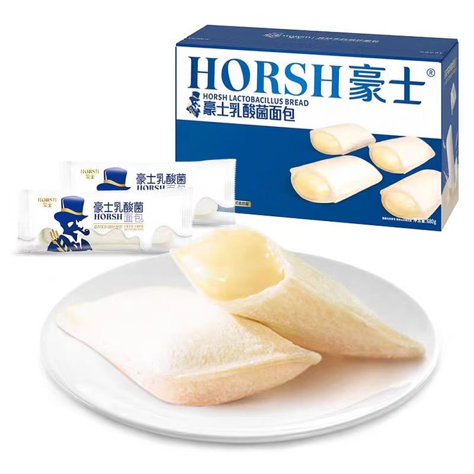 【中国直送】Haoshi 乳酸菌ポケットパン 12袋 243g