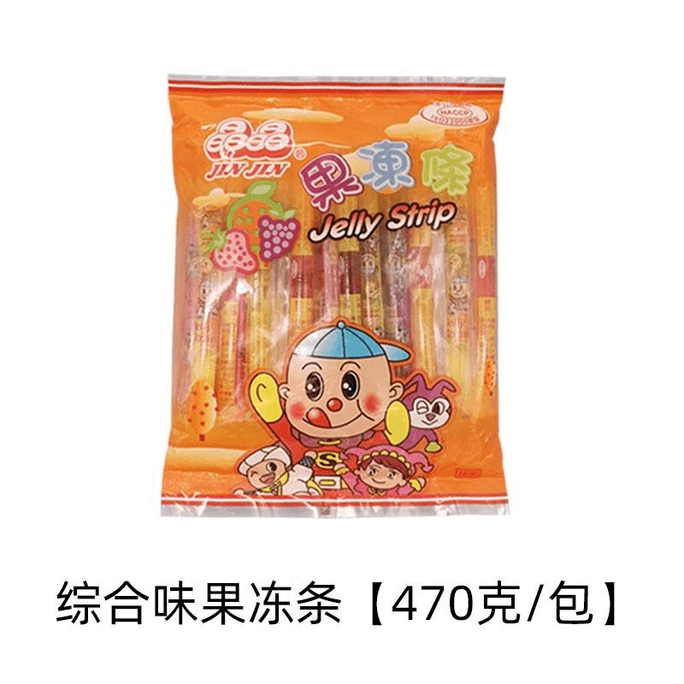 Jelly Sticks With Mixed Fruit Flavors 470g*1 Bag