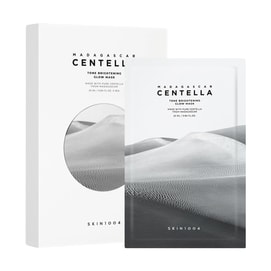 Madagascar Centella Tone Brightening Glow Mask, 5 sheets