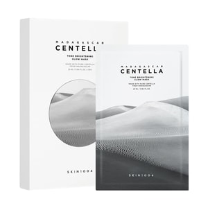 Madagascar Centella Tone Brightening Glow Mask, 5 sheets