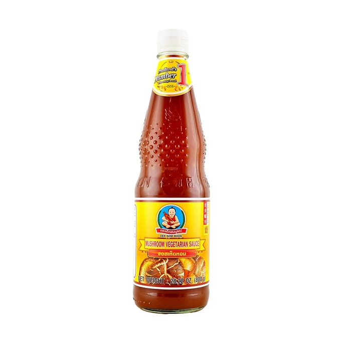 泰国HEALTHY BOY 蘑菇蚝油 素食蘑菇酱酱 800g【可腌制、炒面、炒菜、炖菜等】