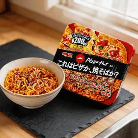 日本MYOJO明星 × Pizza Hut必胜客联名 玛格丽特披萨风味炒面 日式拌面 165g【跨界联名款】【强强联合】【爆火新品】