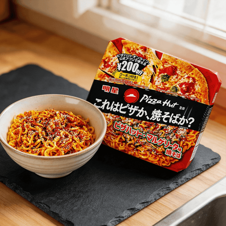 MYOJO Pizza Hut Margherita Aji-Yakisoba Noodles , Margherita