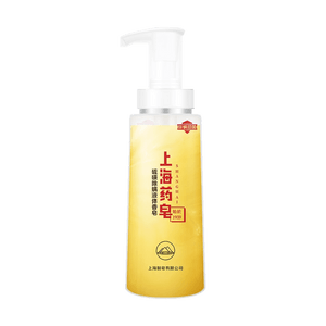 上海药皂 除螨液体硫磺皂 洗澡洗脸洗发沐浴液体肥皂香皂 500g