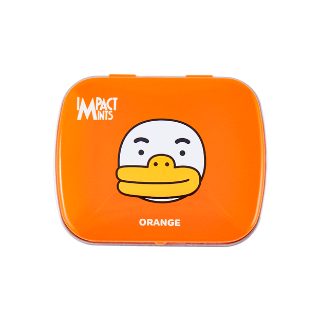 商品详情 - 德国IMPACT MINTS X KAKAO FRIENDS 薄荷糖 TUBE橙子味 15g - image  0