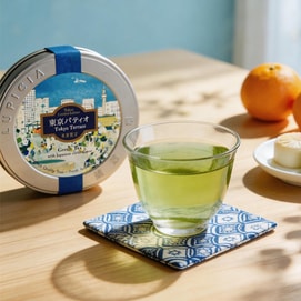 日本LUPICIA綠碧茶園 東京限定 東京露台綠茶禮罐 柚子柑橘風味 50g【精緻茶葉伴手禮】