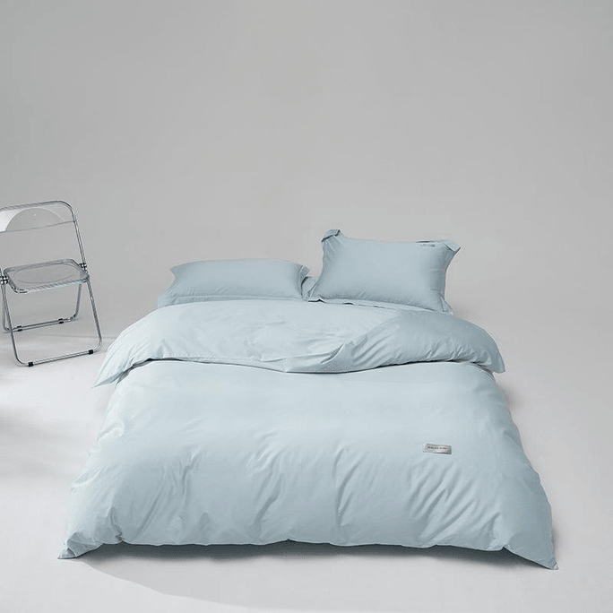 Pure Essence Bedding Set King Size Ice Blue