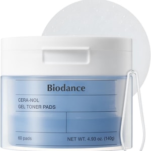 【美國直郵】韓國 Biodance 百歐丹神經醯胺凝膠爽膚棉片 60片裝 140克
