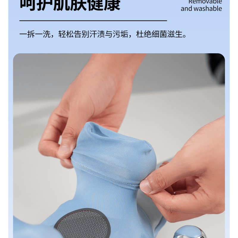 【中国直邮】 妙界 R9揉捶肩颈按摩仪艾灸碳热敷捶腰背部颈椎按摩器 陨石灰 一个装