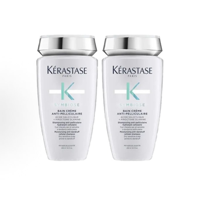 【香港直送】法國 KÉRASTASE Symbiose 細胞級去屑洗髮水 250ml*2 微生態平衡 根源去屑 持久保濕