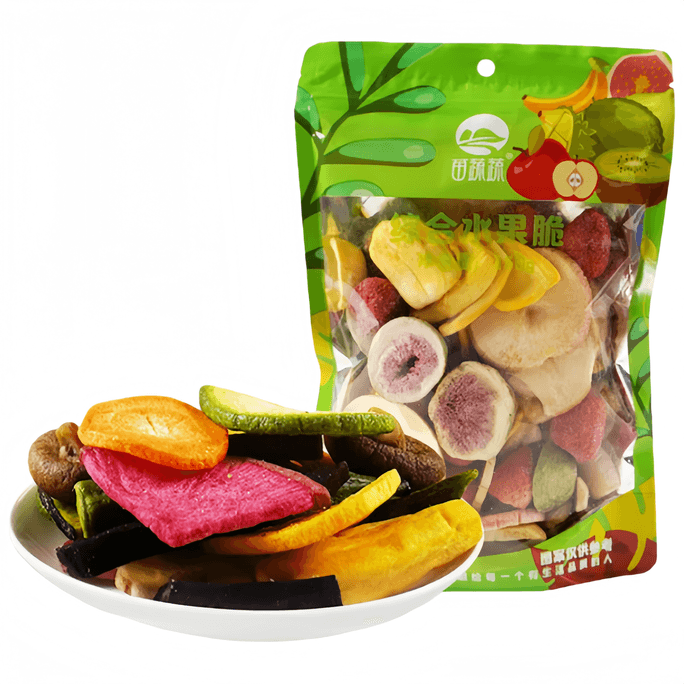 【中國直效郵件】 苗蔬果 綜合水果脆150g*1袋