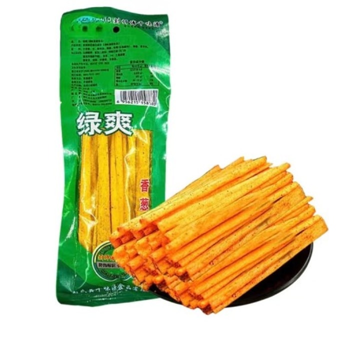 Green Spicy Strips Lvshuang Nostalgic Snack 38g*5